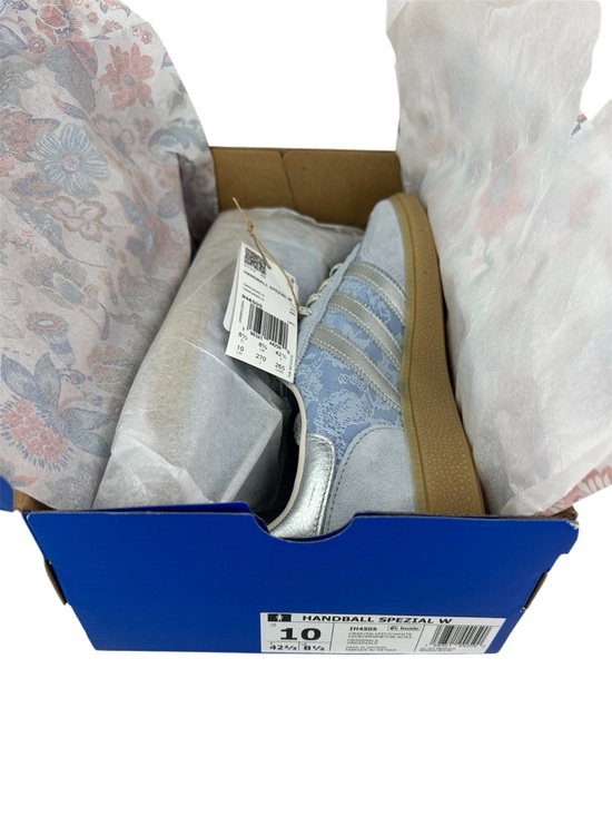 adidas Shoes - NEW Adidas Handball Spezial Crystal Sky Silver Women Size 10 Floral Pattern